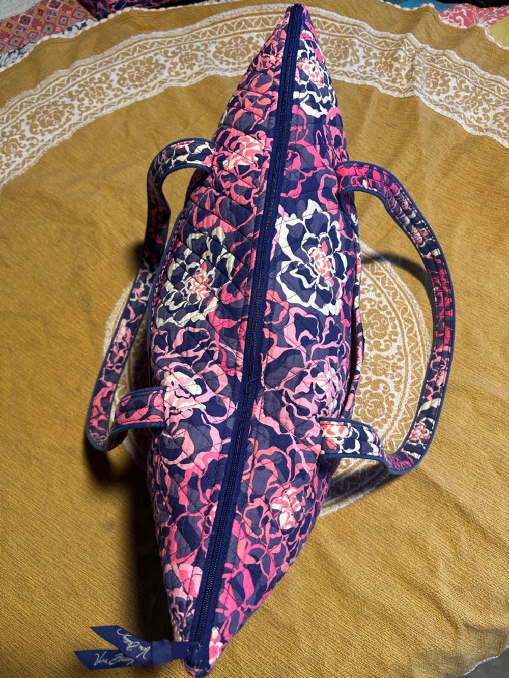 Vera Bradley Katalina Pink Quilted Travel Tote - Picture 6 of 11